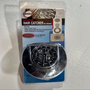 New Danco Hair Catcher for Shower Silver